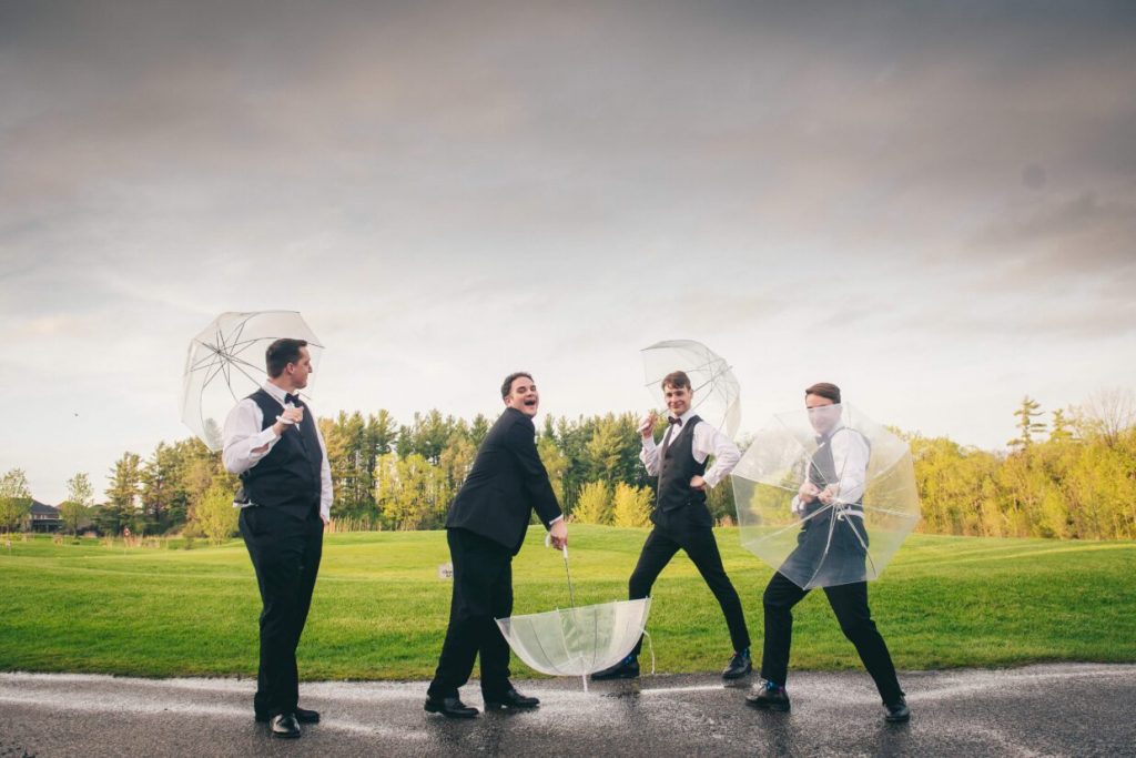 wedding superstitions - rain on the big day