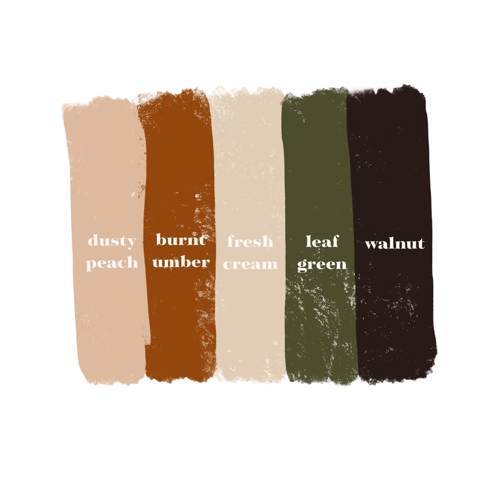 Modern colour palette for your fall wedding