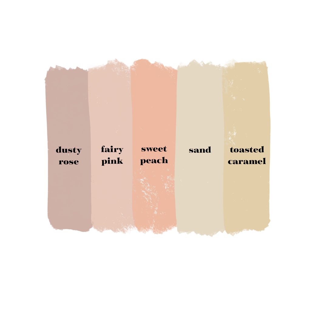 Romantic colour palette for your fall wedding